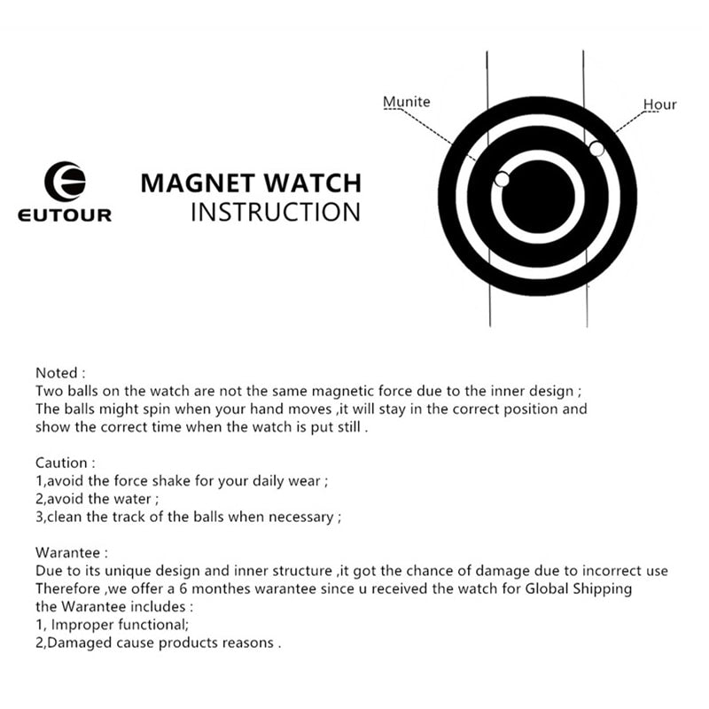 Eutour Magnetic Iron Balls Watch for Men - Premium Watches from Eutour - Just $65.00! Shop now at Dressmycell.com Eutour Magnetic Iron Balls Watch for Men - Premium Watches from Eutour - Just $65.00! Shop now at Dressmycell.com